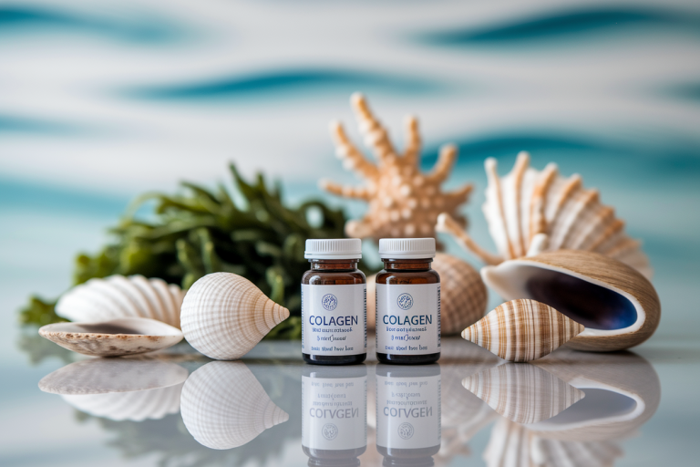 coquillages-algues-flacons-collagene-vagues