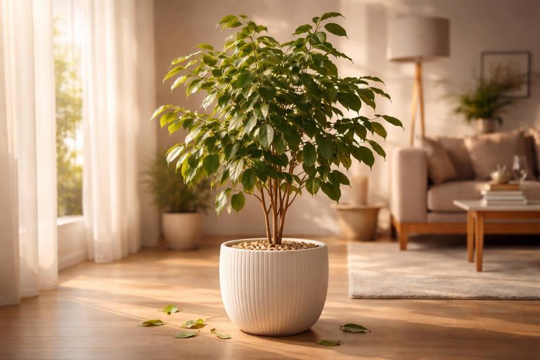 ficus-pot-feuilles-sol-lumiere