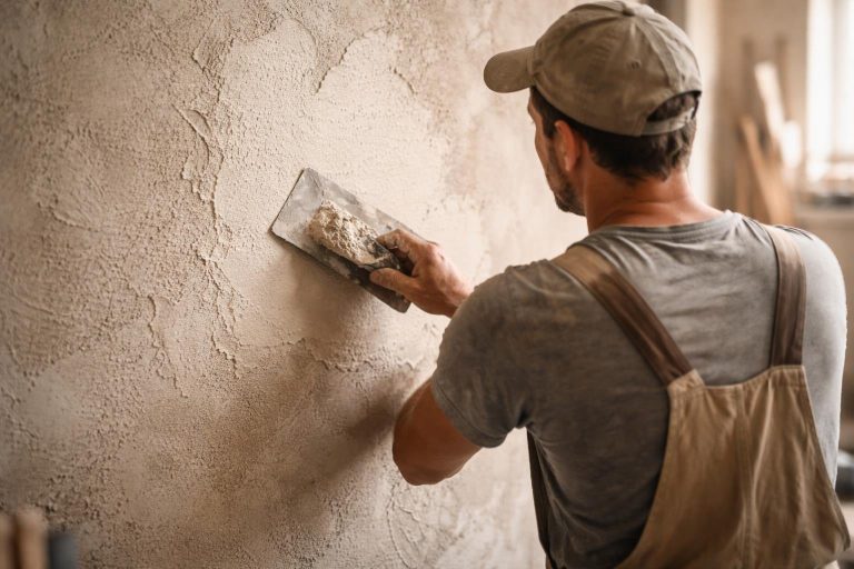 artisan-appliquant-chaux-mur-texture