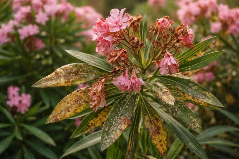 laurier-rose-feuilles-fleuries-malade