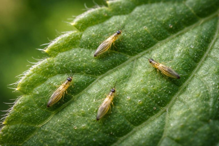 feuille-plante-thrips-texture-couleurs