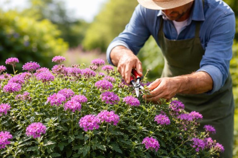 jardinier-buisson-verveine-ciseaux-jardin
