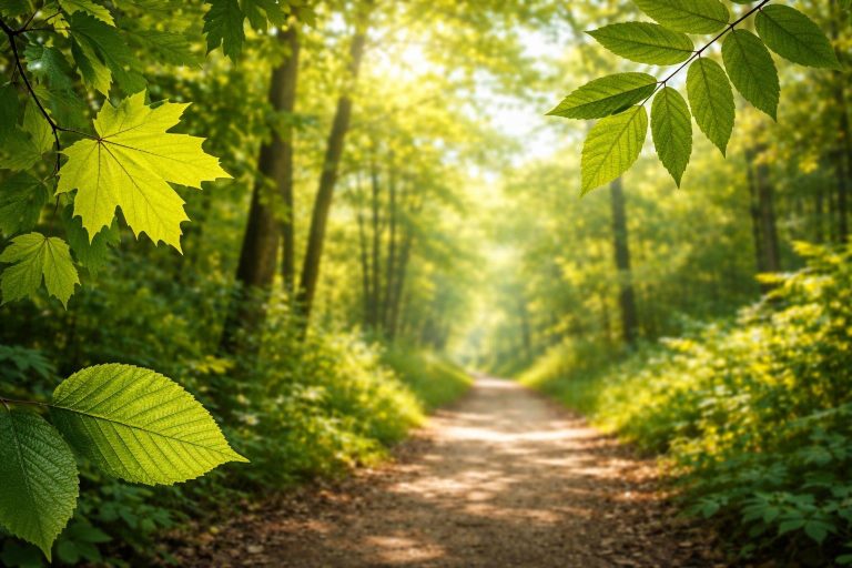 sentier-forestier-arbres-feuilles-en-soleil